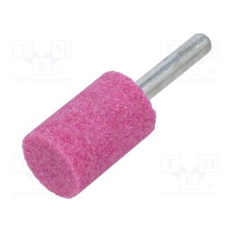 10 pcs : MA.029 - Grindingstone, Ø: 20mm, Ø: 6mm, Tip mat: aluminium oxide