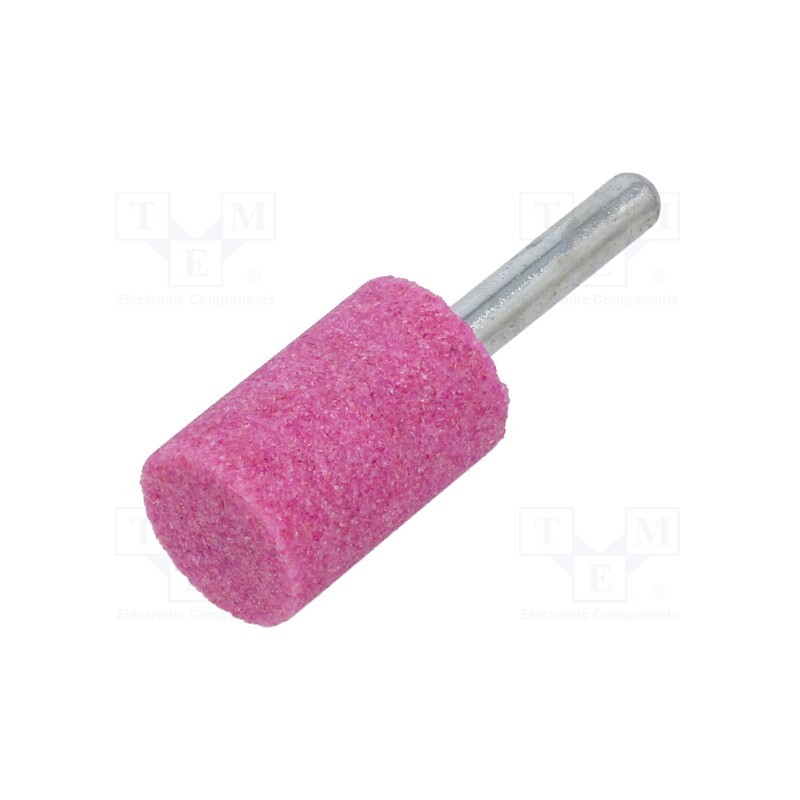 10 pcs : MA.029 - Grindingstone, Ø: 20mm, Ø: 6mm, Tip mat: aluminium oxide