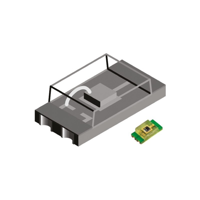 5 pcs - TEMT6000X01 Vishay, ±60 ° Visible Light Phototransistor, Surface Mount 3-Pin 1206 package