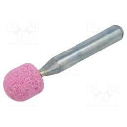 10 pcs : MI.003 - Grindingstone, Ø: 12mm, Ø: 6mm, Tip mat: aluminium oxide