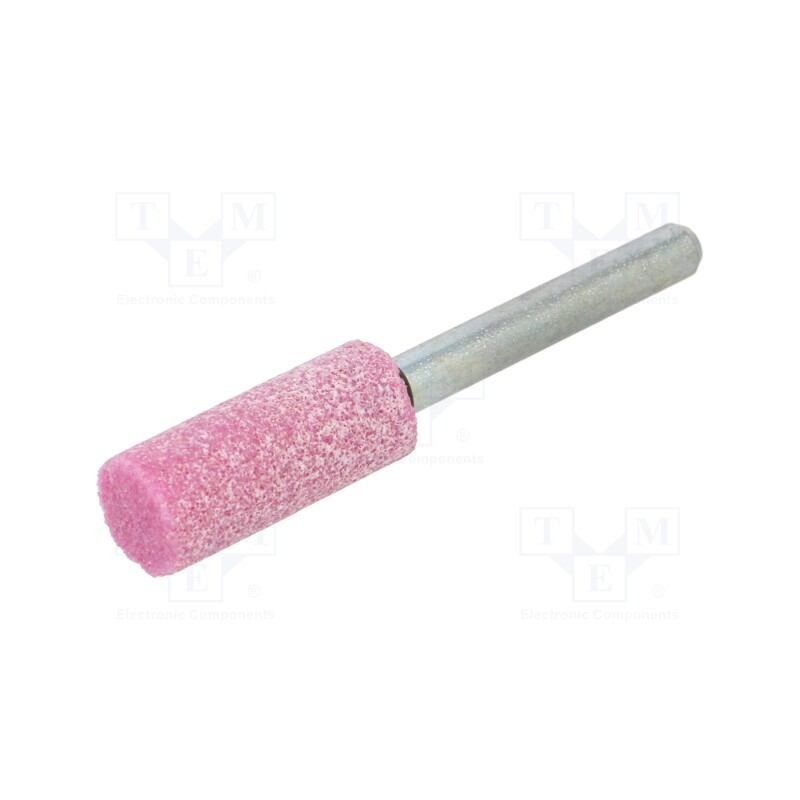 10 pcs : MA.020 - Grindingstone, Ø: 12mm, Ø: 6mm, Tip mat: aluminium oxide