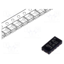 10 pcs : ECMF02-4CMX8 - Filter: digital, ECMF, MicroQFN8L, Ch: 4, USB port ESD protection