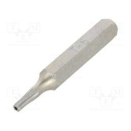 10 pcs : 12560051 - Screwdriver bit, Torx® with protection, T6H, Overall len: 27mm