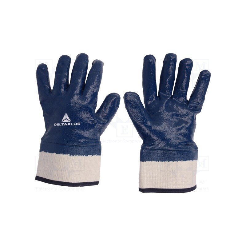 10 set : NI17509 - Protective gloves, Size: 9, Nitrile™ rubber, NI175