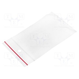 20 pcg : PL.TOR60X80 - Self-seal bag, L: 80mm, Width: 60mm, Thick: 40um, polyetylene