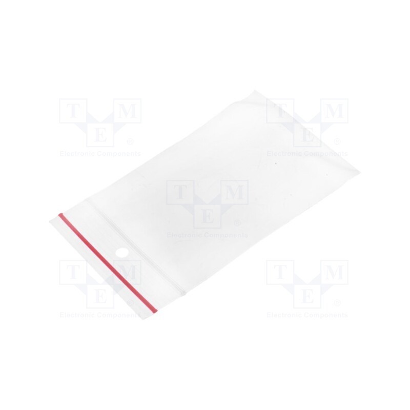 20 pcg : PL.TOR60X80 - Self-seal bag, L: 80mm, Width: 60mm, Thick: 40um, polyetylene