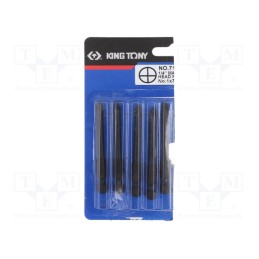 10 pcs : 717001P - Screwdriver bit, Phillips, PH1, Overall len: 70mm