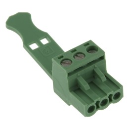 1 pcs - Phoenix Contact 5.08mm Pitch 3 Way Pluggable Terminal Block, Plug, Plug-In, Screw Termination