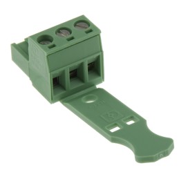 1 pcs - Phoenix Contact 5.08mm Pitch 3 Way Pluggable Terminal Block, Plug, Plug-In, Screw Termination