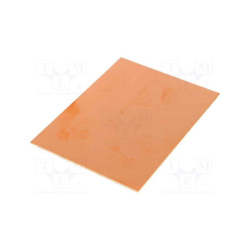 10 pcs : - Laminate, FR4,epoxy resin, 1.5mm, L: 100mm, W: 75mm, Coating: copper
