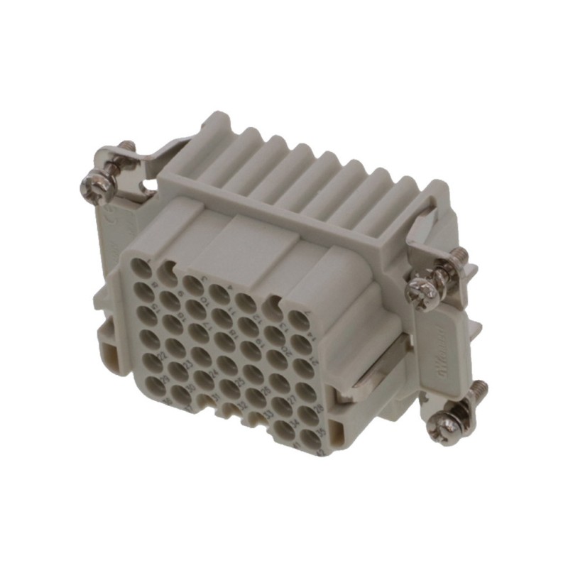 1 pcs - Molex Heavy Duty Power Connector Module, 10A, Female, 93601 Series, 42 Contacts