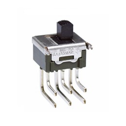 1 pcs - NKK Switches Bracket Mount Slide Switch DPDT Latching 3 A @ 250 V ac, 6 A @ 125 V ac Side