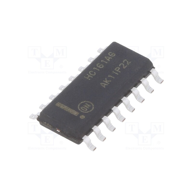 10 pcs : MC74HC161ADG - IC: digital, Ch: 1, IN: 9, CMOS, HC, SMD, SOIC16, HC, 2÷6VDC,