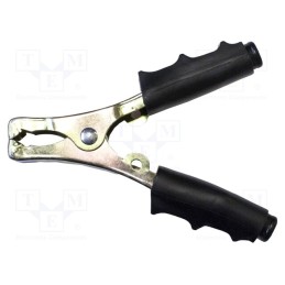 10 pcs : BU-117-0 - Crocodile clip, 60A, Grip capac: max.22mm, Overall len: 112mm