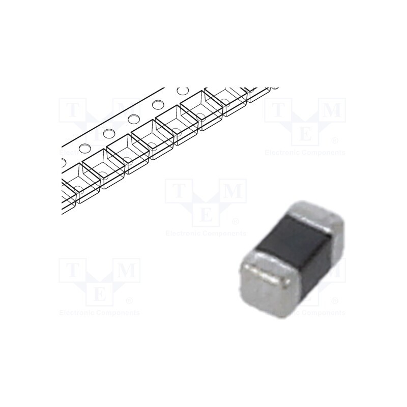 500 pcs : MMZ1005S601CT000 - Ferrite: bead, Imp.@ 100MHz: 600Ω, SMD, 300mA, 0402, R: 520mΩ