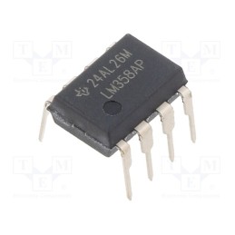 10 pcs : LM358AP - IC: operational amplifier, 0.7MHz, Ch: 2, DIP8, ±1.5÷16VDC,3÷32VDC