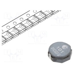 10 pcs : SD8328-101-R - Inductor: wire, SMD, 100uH, Ioper: 800mA, 330mΩ, ±30%, Isat: 800mA