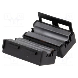 10 pcs : FLF-65B - Ferrite: two-piece, on round cable, Ø: 6.5mm, 120Ω, A: 20.5mm