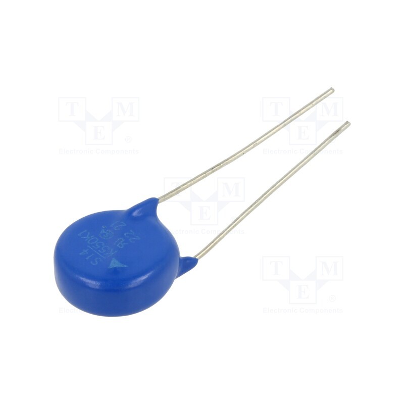 10 pcs : B72214P2551K101 - Varistor: metal-oxide, THT, 550VAC, 745VDC, 910V, 6000A, -40÷105°C