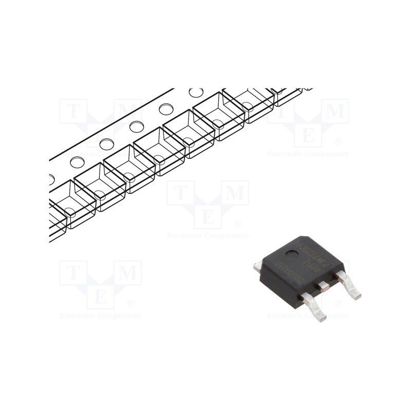 10 pcs : BUJ302AD,118 - Transistor: NPN, bipolar, 400V, 4A, 80W, DPAK