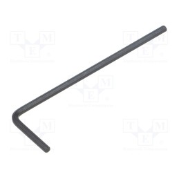 50 pcs : 6218 - Wrench, hex key, HEX 1,3mm, Overall len: 41mm