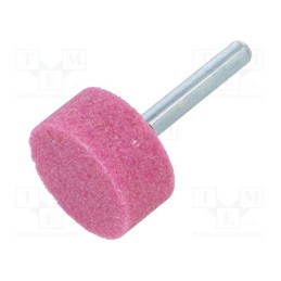 10 pcs : MD.010 - Grindingstone, Ø: 30mm, Ø: 6mm, Tip mat: aluminium oxide