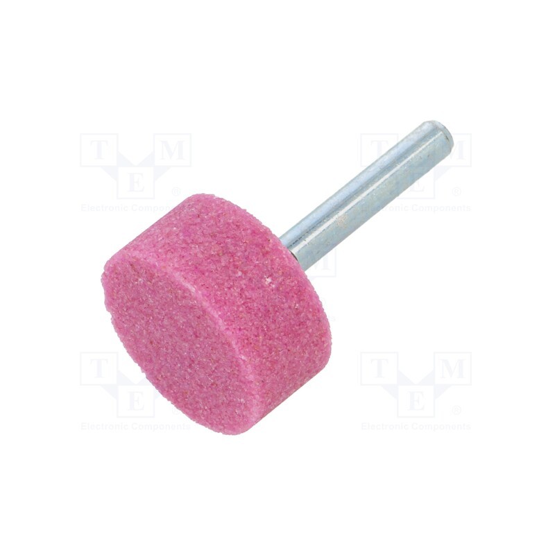 10 pcs : MD.010 - Grindingstone, Ø: 30mm, Ø: 6mm, Tip mat: aluminium oxide