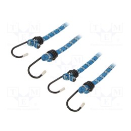 10 set : 24780 - Tensioning rubber bands, L: 1m, rubber, 2pcs.