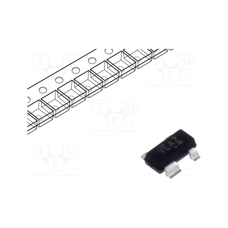 10 pcs : CAT811TTBI-GT3 - IC: Supervisor Integrated Circuit, push-pull, 1.2÷5.5VDC, SOT143