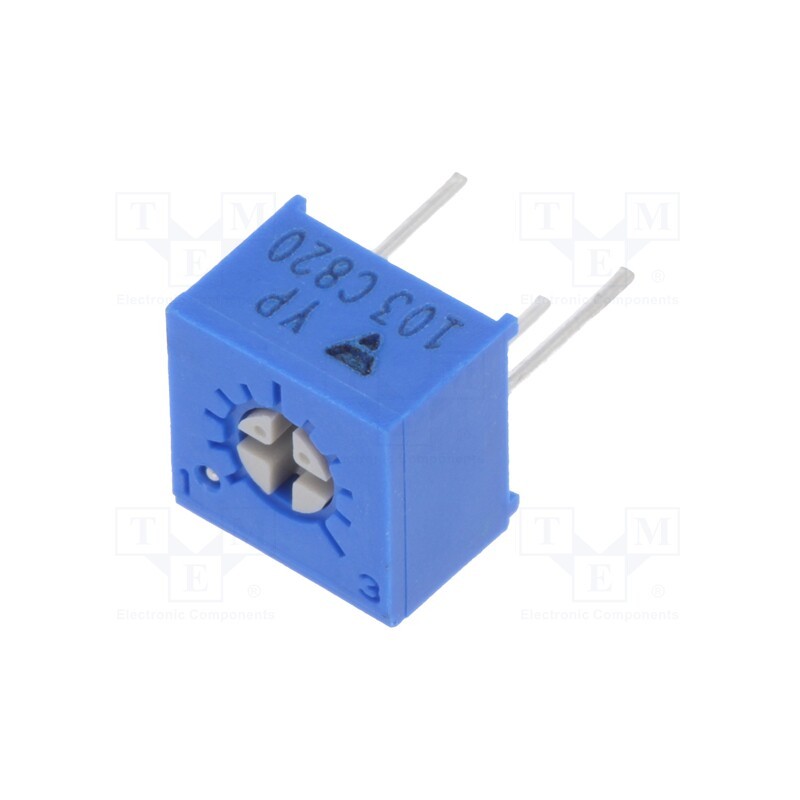 10 pcs : T73YP103KT20 - Potentiometer: mounting, single turn,horizontal, 10kΩ, 500mW