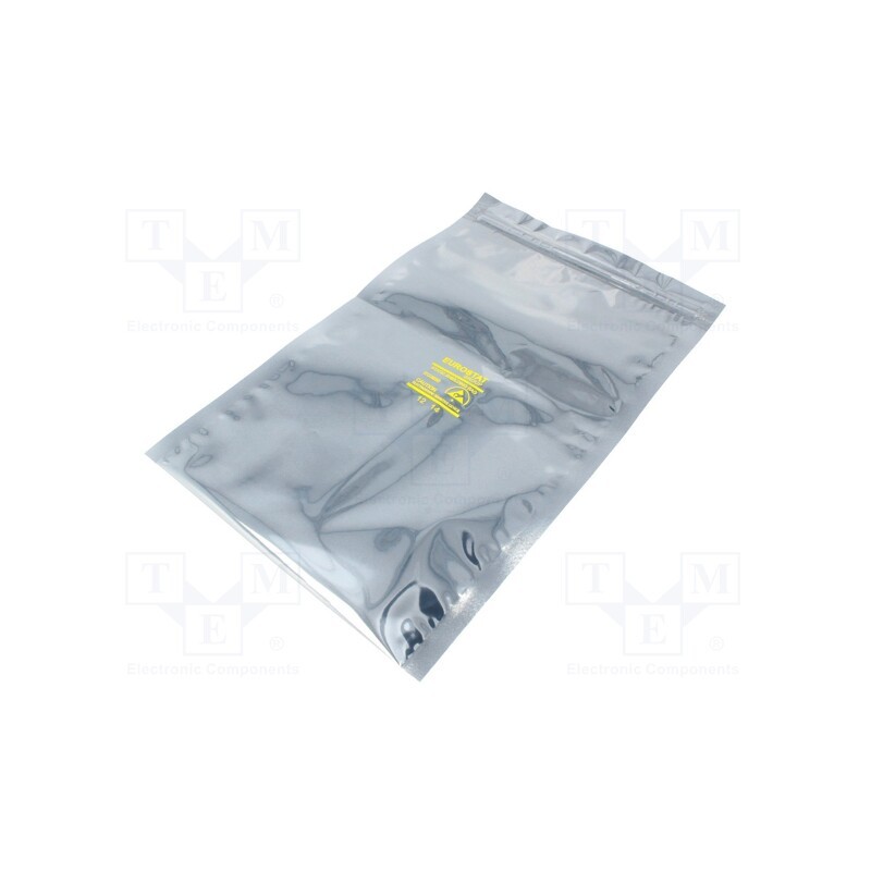 50 pcs : 20-872-0610 - Protection bag, ESD, L: 254mm, W: 152mm, Thk: 76um