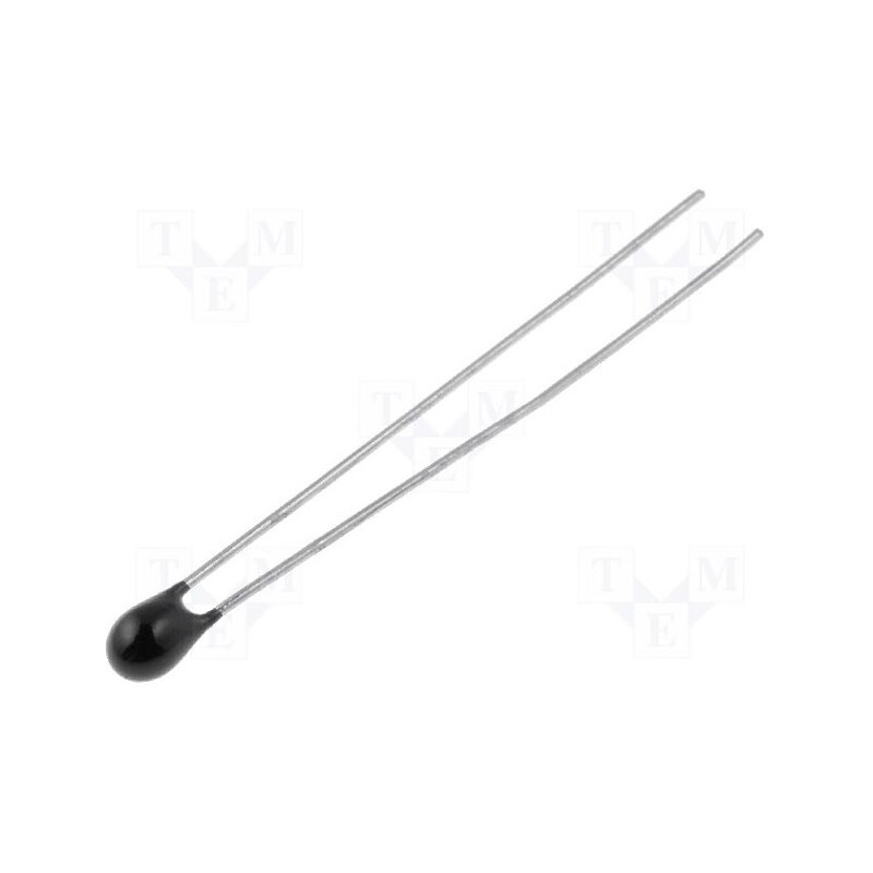 50 pcs : - NTC thermistor, 22kΩ, THT, 3950K, -55÷125°C, 50mW, Leads dim: L25mm