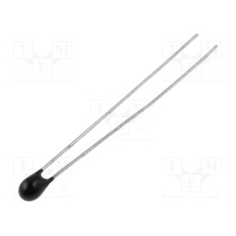 50 pcs : - NTC thermistor, 100kΩ, THT, 3950K, -55÷125°C, 50mW