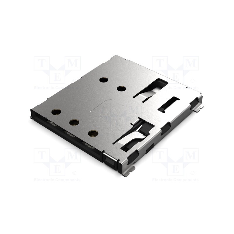 10 pcs : SIM8066-6-1-14-01-A - Connector: for cards, Nano SIM, push-push,with peg, SMT, PIN: 6