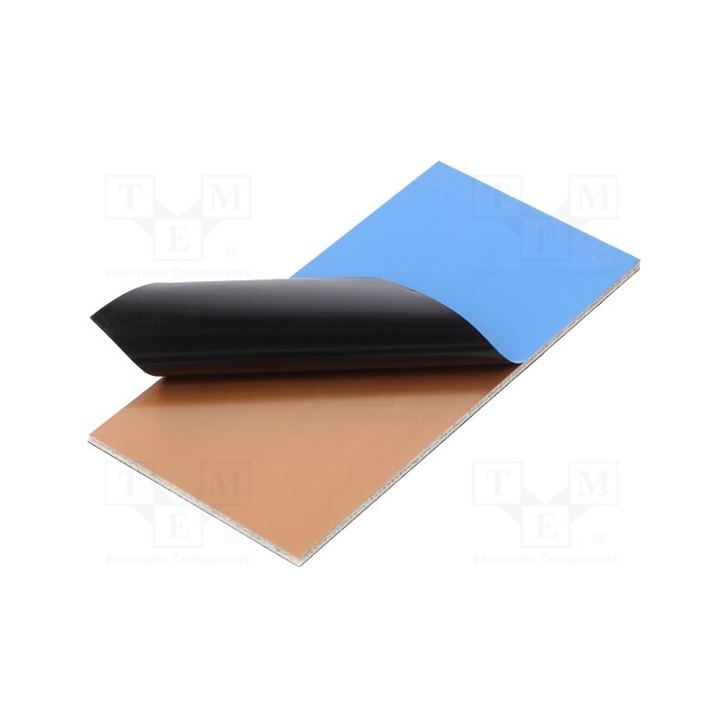10 pcs : 511-1 - Laminate, FR4,epoxy resin, 1.6mm, L: 50mm, W: 100mm, double sided