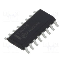 10 pcs : 74VHC139M - IC: digital, decoder,demultiplexer, Ch: 2, SMD, SO16, VHC, 2÷5.5VDC