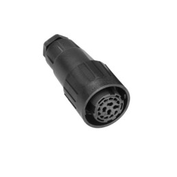 25 pcs - Amphenol Industrial, C16-3 14 Pole M16 Din, DIN EN 60529, 20A, 100 V IP65, Bayonet, Female, Cable Mount