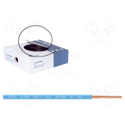 20 m : IG2002.06 - Wire, BiTOne,H07V-K, stranded, Cu, 4mm2, PVC, blue, 450V,750V, 100m