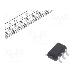 10 pcs : LMV301SQ3T2G - IC: operational amplifier, 1MHz, 1.8÷5V, Ch: 1, SC70