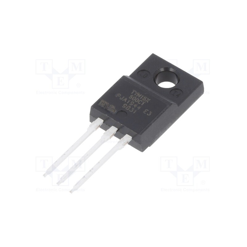 10 pcs : TYN16X-600CT,127 - Thyristor, 600V, Ifmax: 16A, 10.2A, Igt: 15mA, TO220FP, THT,