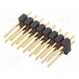 10 pcs : SL22.139.16G - Pin header, pin strips, male, PIN: 16, straight, 2.54mm, THT, 2x8