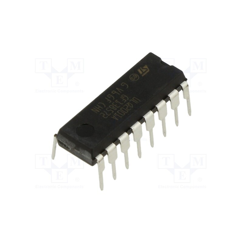 10 pcs : ULQ2001A - IC: driver, darlington,transistor array, DIP16, 0.5A, 50V, Ch: 7