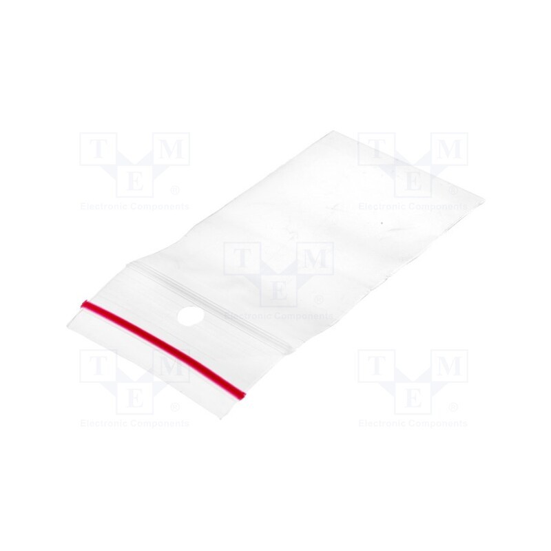 20 pcg : PL.TOR40X60 - Self-seal bag, L: 60mm, Width: 40mm, Thick: 40um, polyetylene