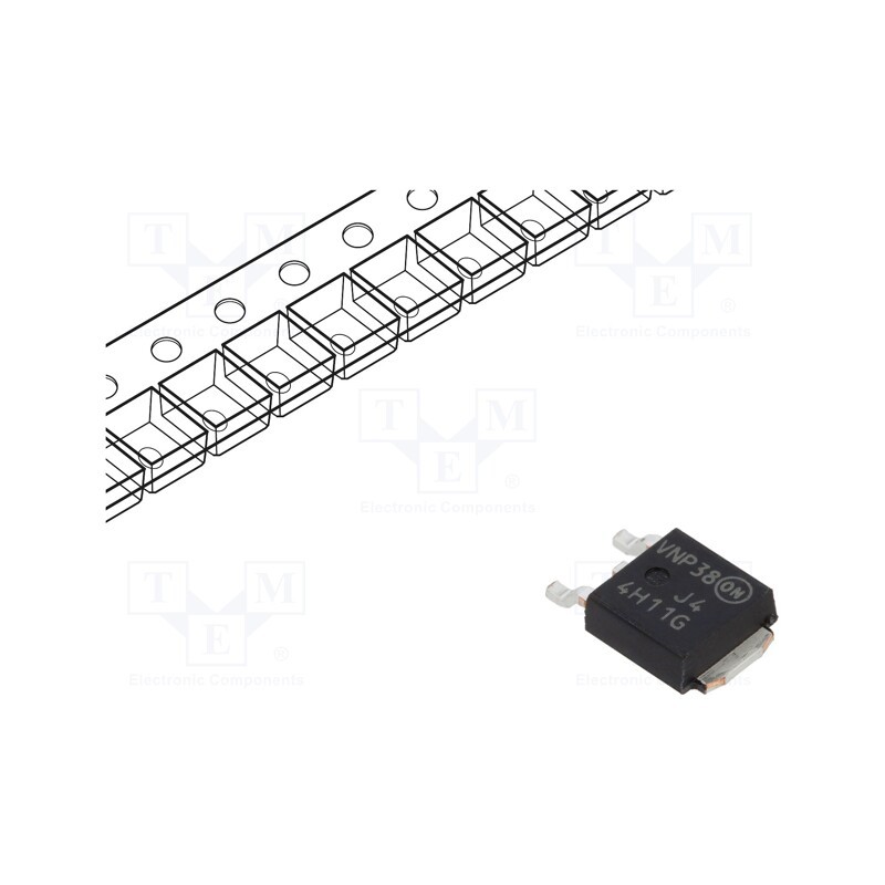 10 pcs : NJVMJD44H11RLG - Transistor: NPN, bipolar, 80V, 8A, 20W, DPAK, automotive industry