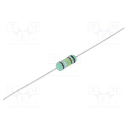 500 pcs : KNP01SF240LA10 - Resistor: wire-wound, THT, 240mΩ, 1W, ±1%, Ø3.5x10mm, 400ppm/°C