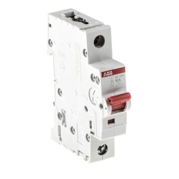1 pcs - ABB 1P Pole Isolator Switch - 16A Maximum Current