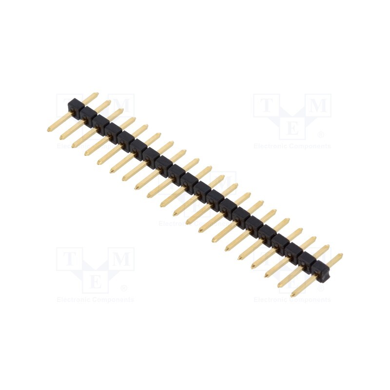 10 pcs : SLY 1 085 20 G - Pin header, pin strips, male, PIN: 20, straight, 2mm, THT, 1x20