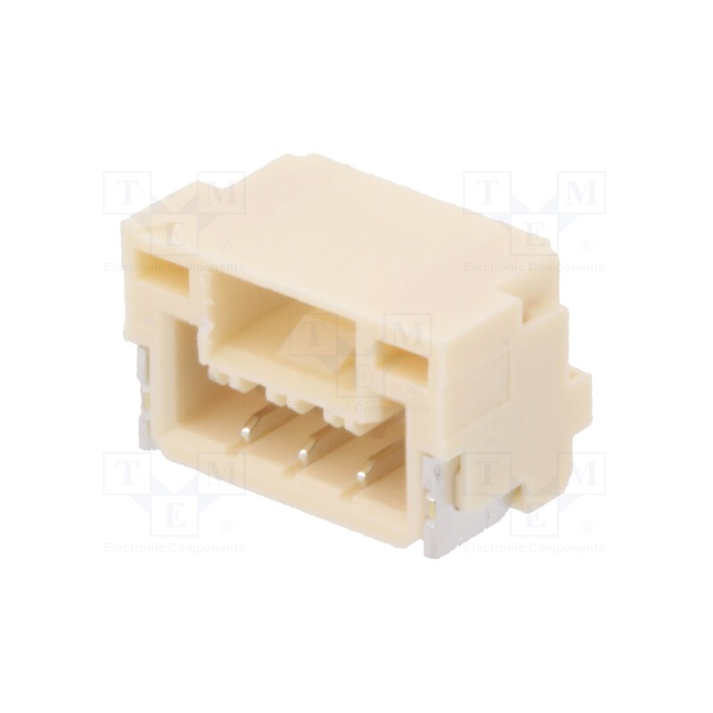 10 pcs : SM03B-GHS-TB (LF)(SN) - Socket, wire-board, male, GH, 1.25mm, PIN: 3, SMT, 50V, 1A, horizontal