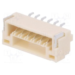 10 pcs : SM06B-GHS-TB (LF)(SN) - Socket, wire-board, male, GH, 1.25mm, PIN: 6, SMT, 50V, 1A, horizontal