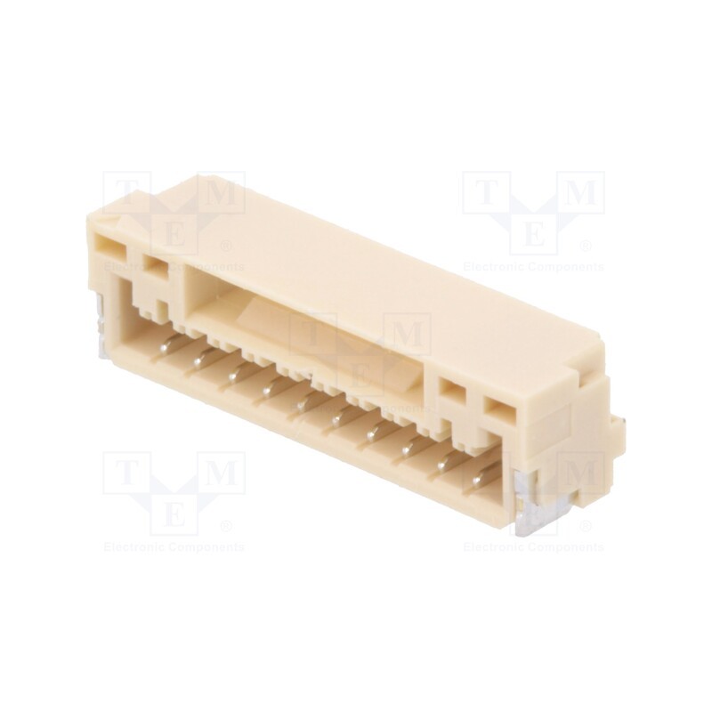 10 pcs : SM10B-GHS-TB (LF)(SN) - Socket, wire-board, male, GH, 1.25mm, PIN: 10, SMT, 50V, 1A